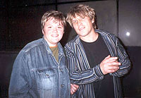Алексей Глызин и Марина из Санкт-Петербурга, после концерта "Ретро-FM", 2004-й год
